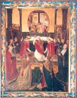 The miraculous Mass at which St. Gregory freed numerous souls from purgatory