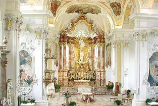 Interior of the church