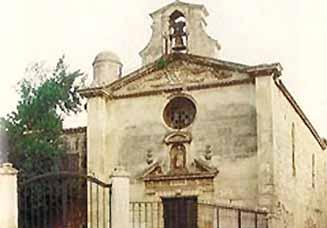 Facade of the Chapel of the Gray Penitents, where the Eucharistic miracle occurred during the 1433 Rhone flood.