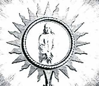 Old print which represents the miracle, Paris