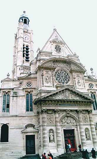 The Church of St. Etienne du Mont