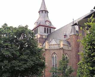 The Church of St. Peter and Paul in Kranenburg, where the miraculous crucifix from the 1280 Eucharistic miracle is kept.