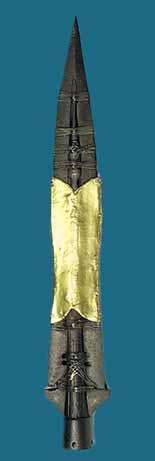 A spear relic believed to be the one that pierced Jesus's side.