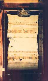 Image of a relic associated with the Eucharistic miracle in Offida.
