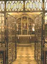 The chapel in Andechs housing the shrine related to the Eucharistic miracle witnessed by Pope St. Gregory in 595.