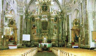 Interior of the Sanctuary