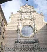 The facade of the Sanctuary featuring intricate architectural details and a large circular window.