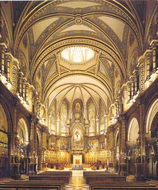 Interior of the church where the miracle took place